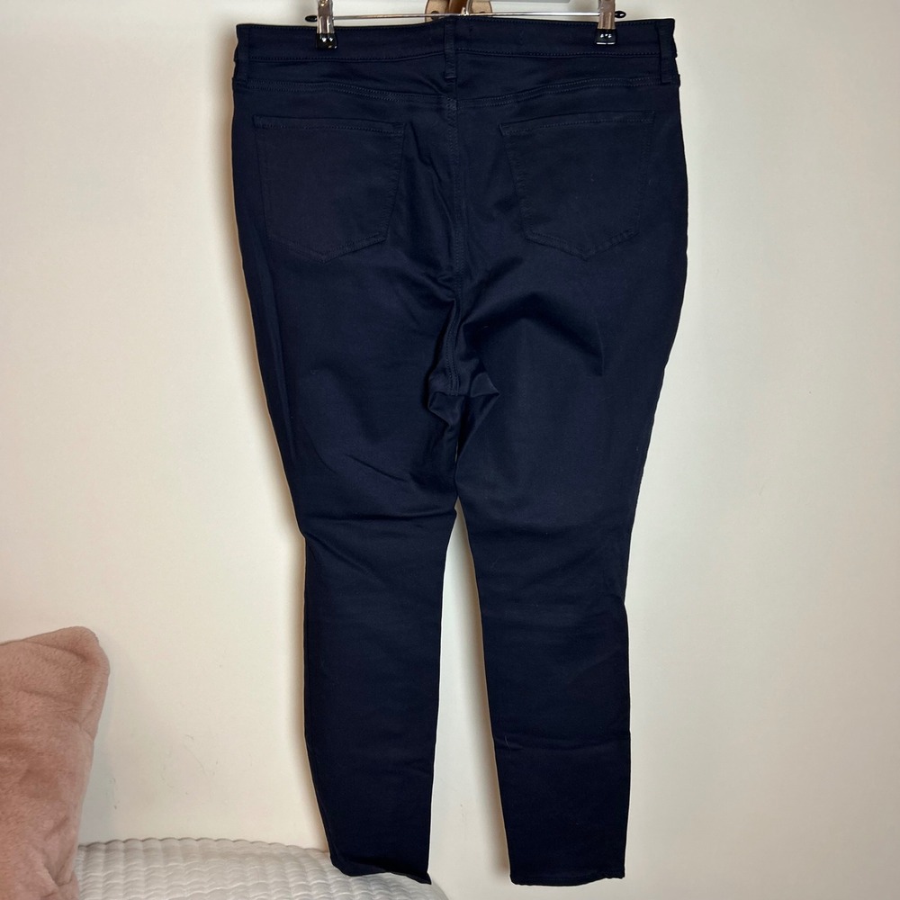 NYDJ Ami Skinny Jeans Lift Tucking Technology Dark Wash Women's Size 16 Navy - Picture 3 of 5